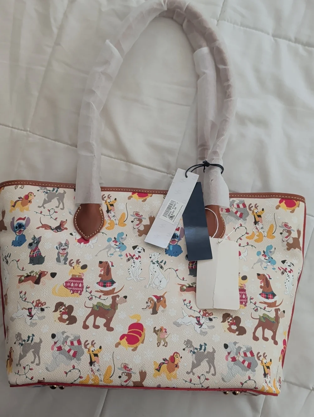NWT 2021 Dooney & Bourke Disney Santa Tails Holiday Tote/Purse